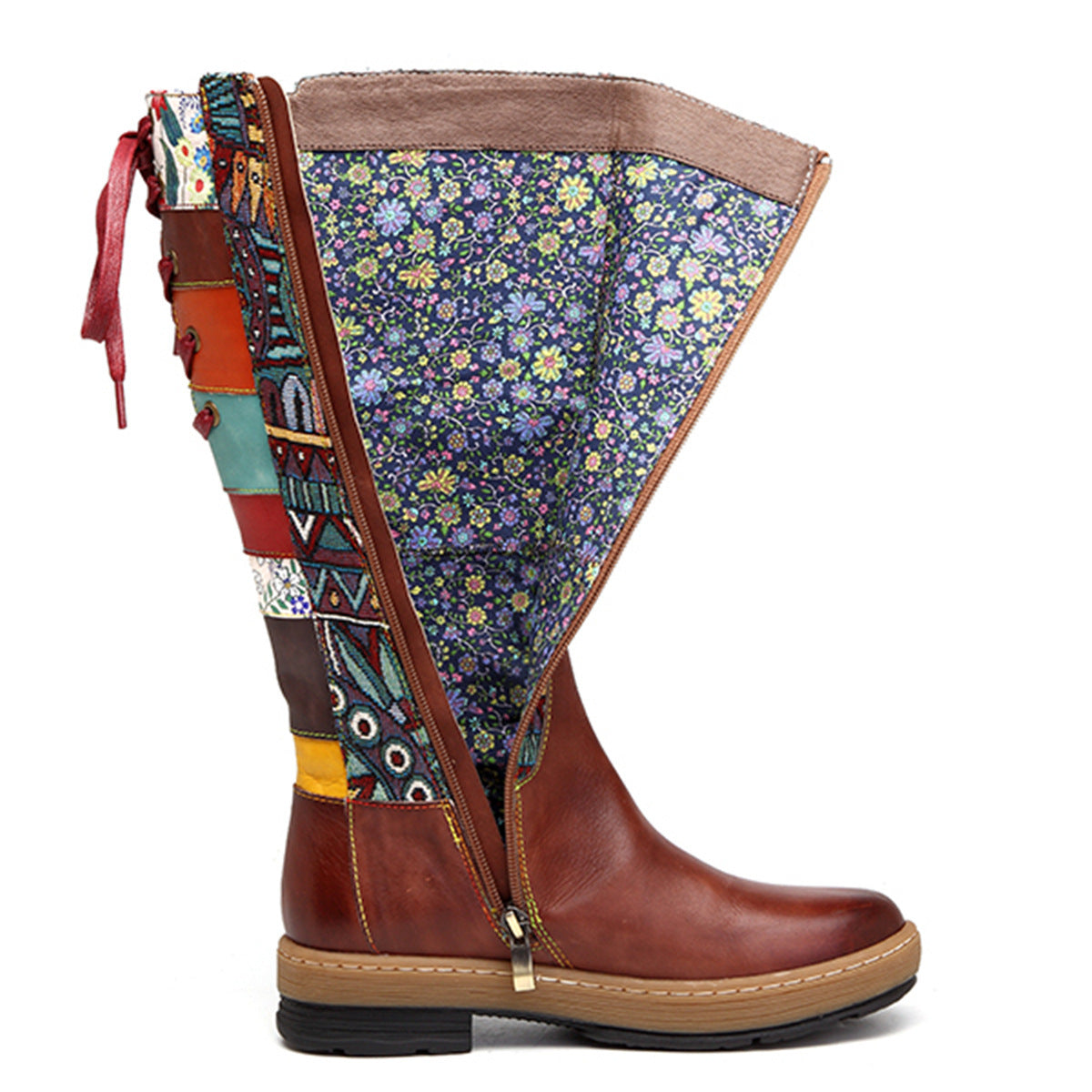 Vintage Mid Calf Bohemian Retro Boots