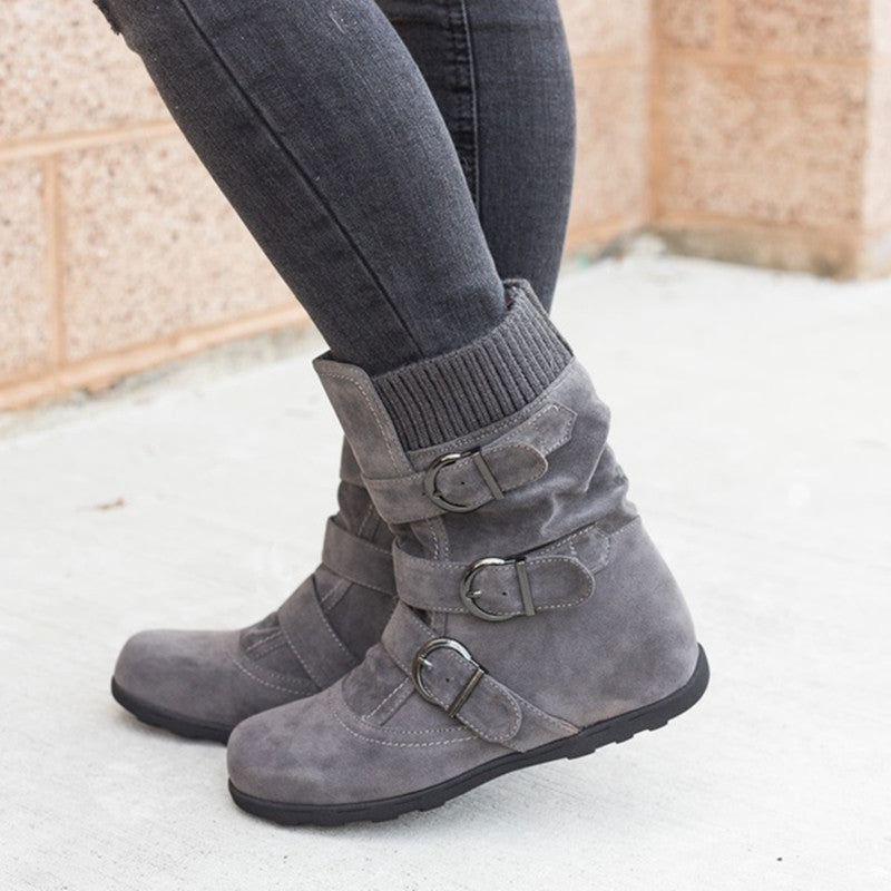 Amelias Strap Buckle Boots