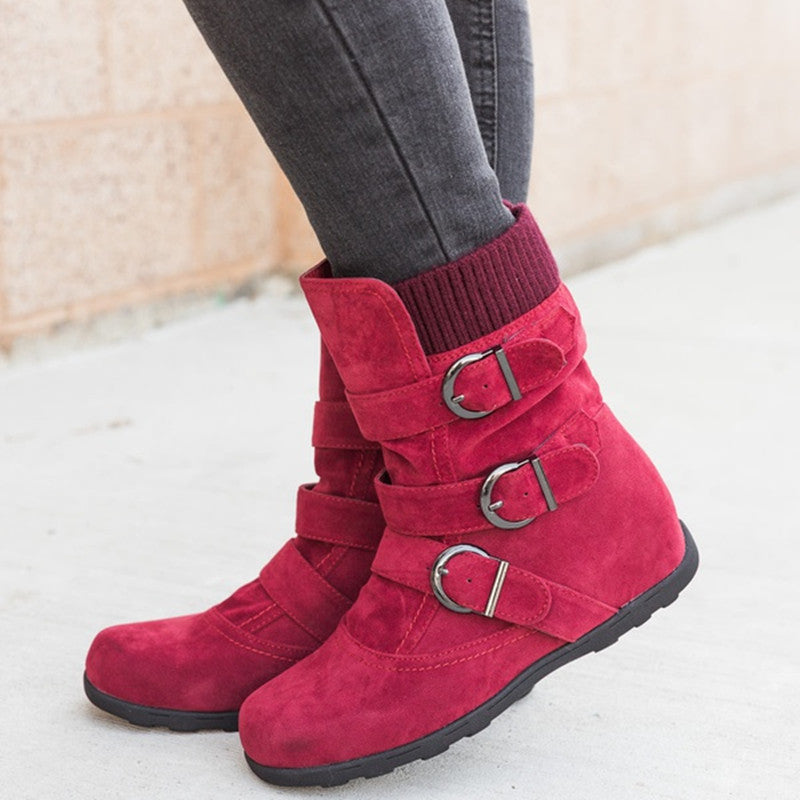 Amelias Strap Buckle Boots