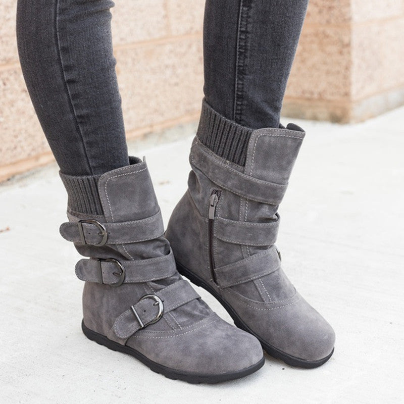 Amelias Strap Buckle Boots