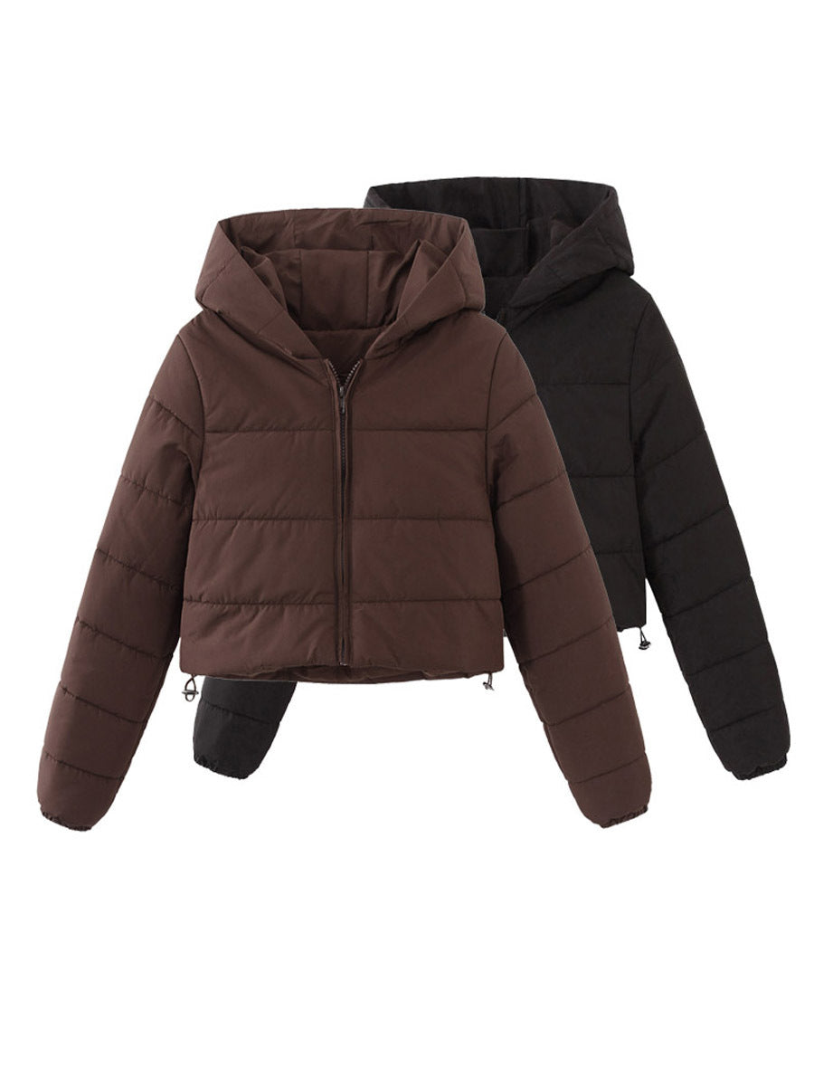 Hooded Short Coat Winter Jacket