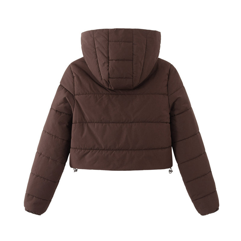 Hooded Short Coat Winter Jacket