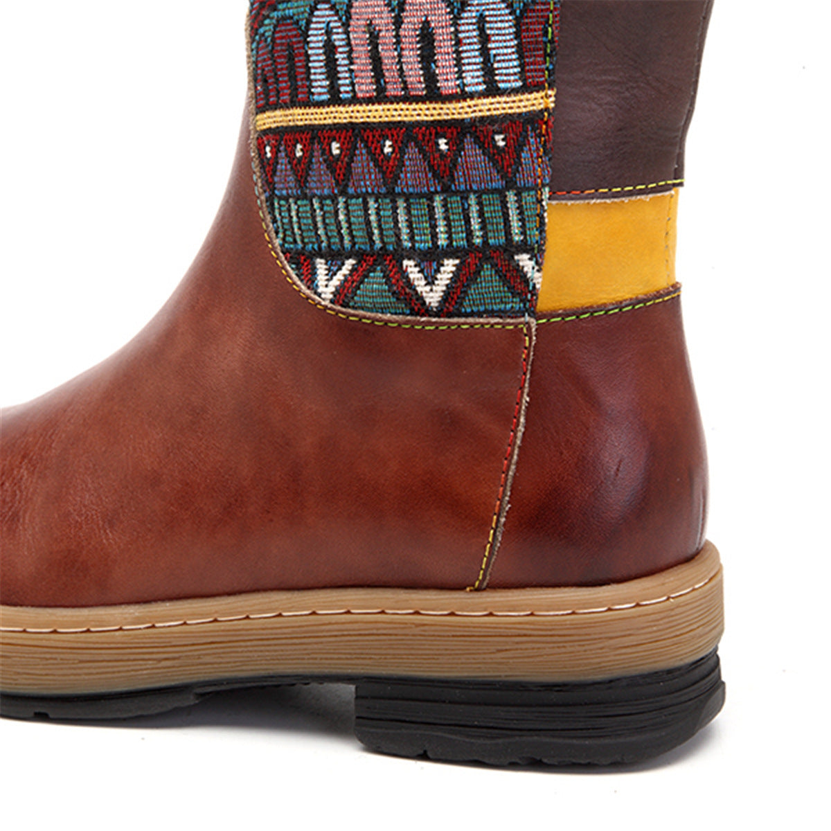 Vintage Mid Calf Bohemian Retro Boots