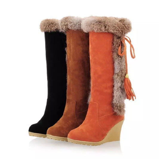 Elva Long Fur Boots