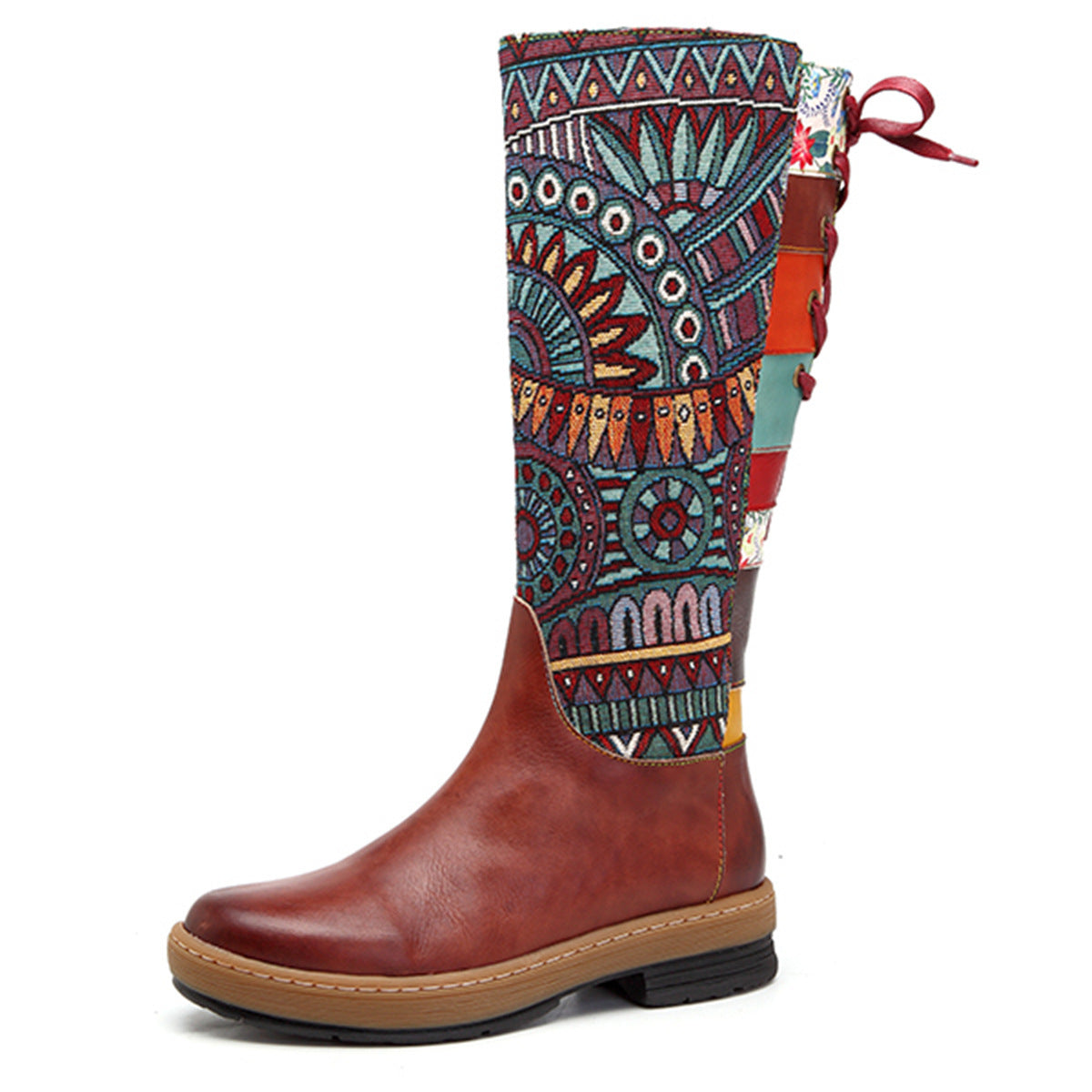 Vintage Mid Calf Bohemian Retro Boots