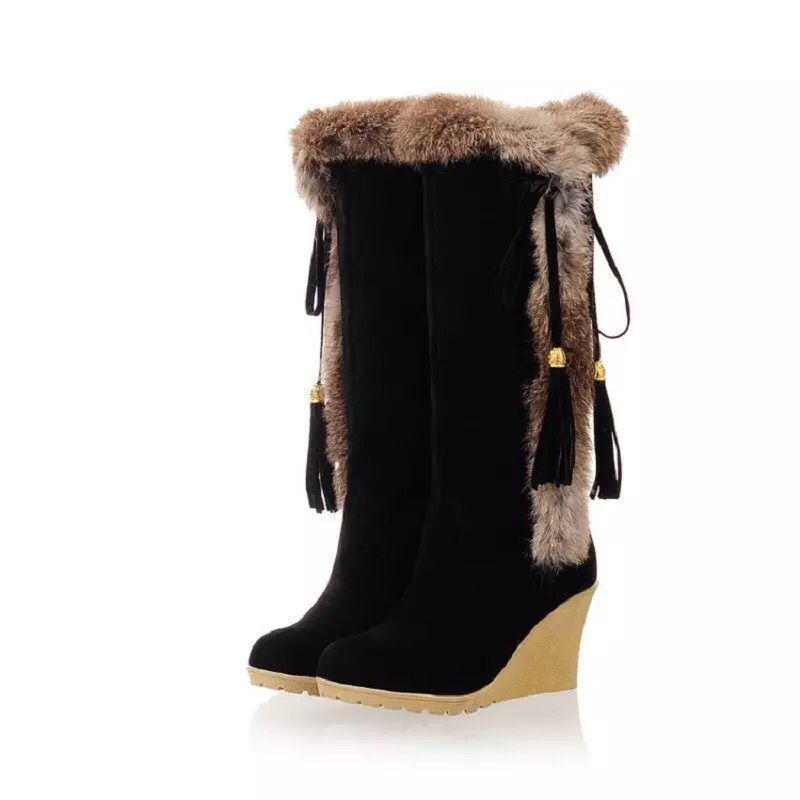 Elva Long Fur Boots