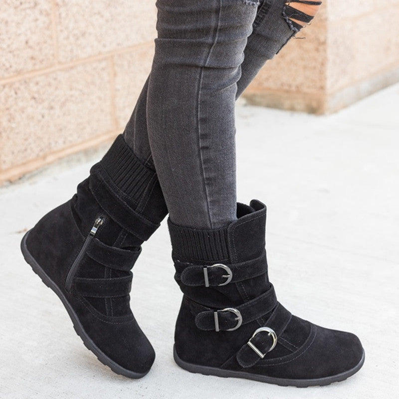 Amelias Strap Buckle Boots