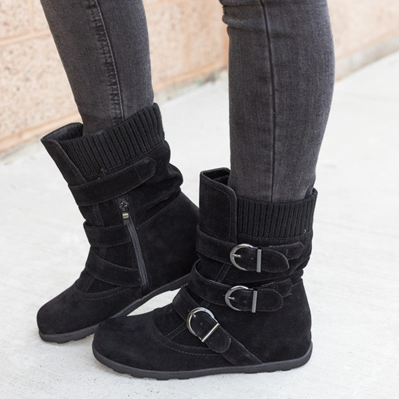 Amelias Strap Buckle Boots