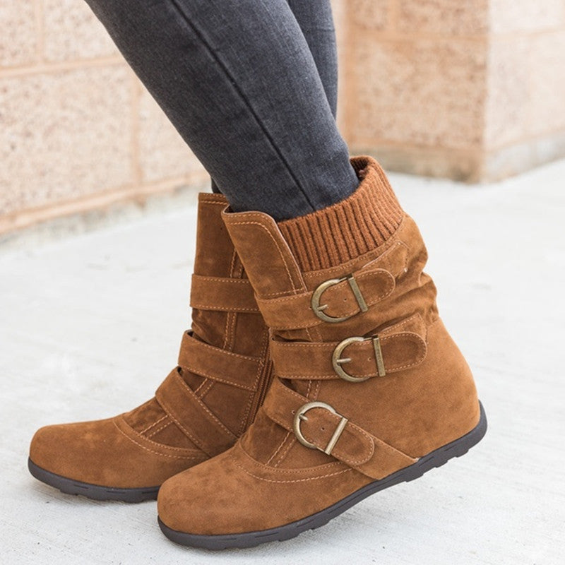 Amelias Strap Buckle Boots