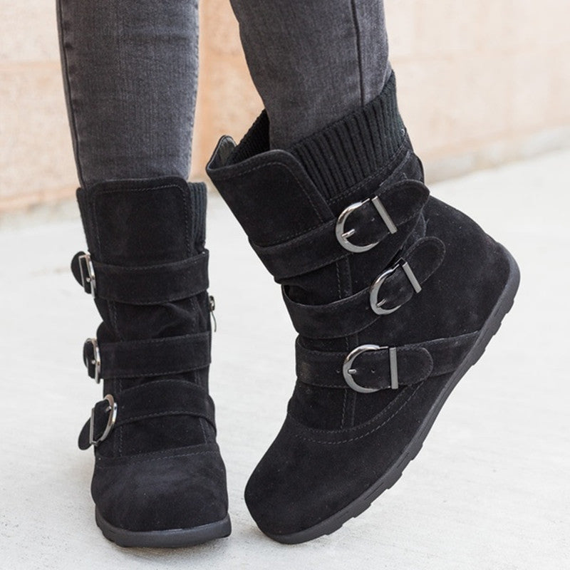 Amelias Strap Buckle Boots