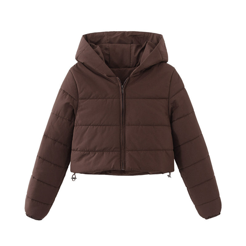 Hooded Short Coat Winter Jacket