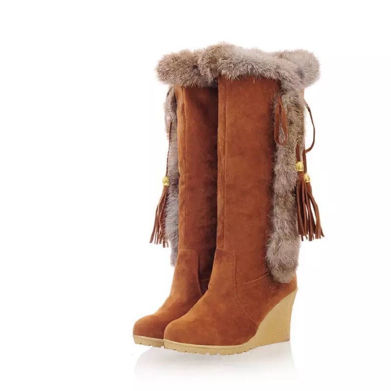 Elva Long Fur Boots