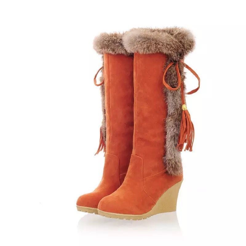 Elva Long Fur Boots